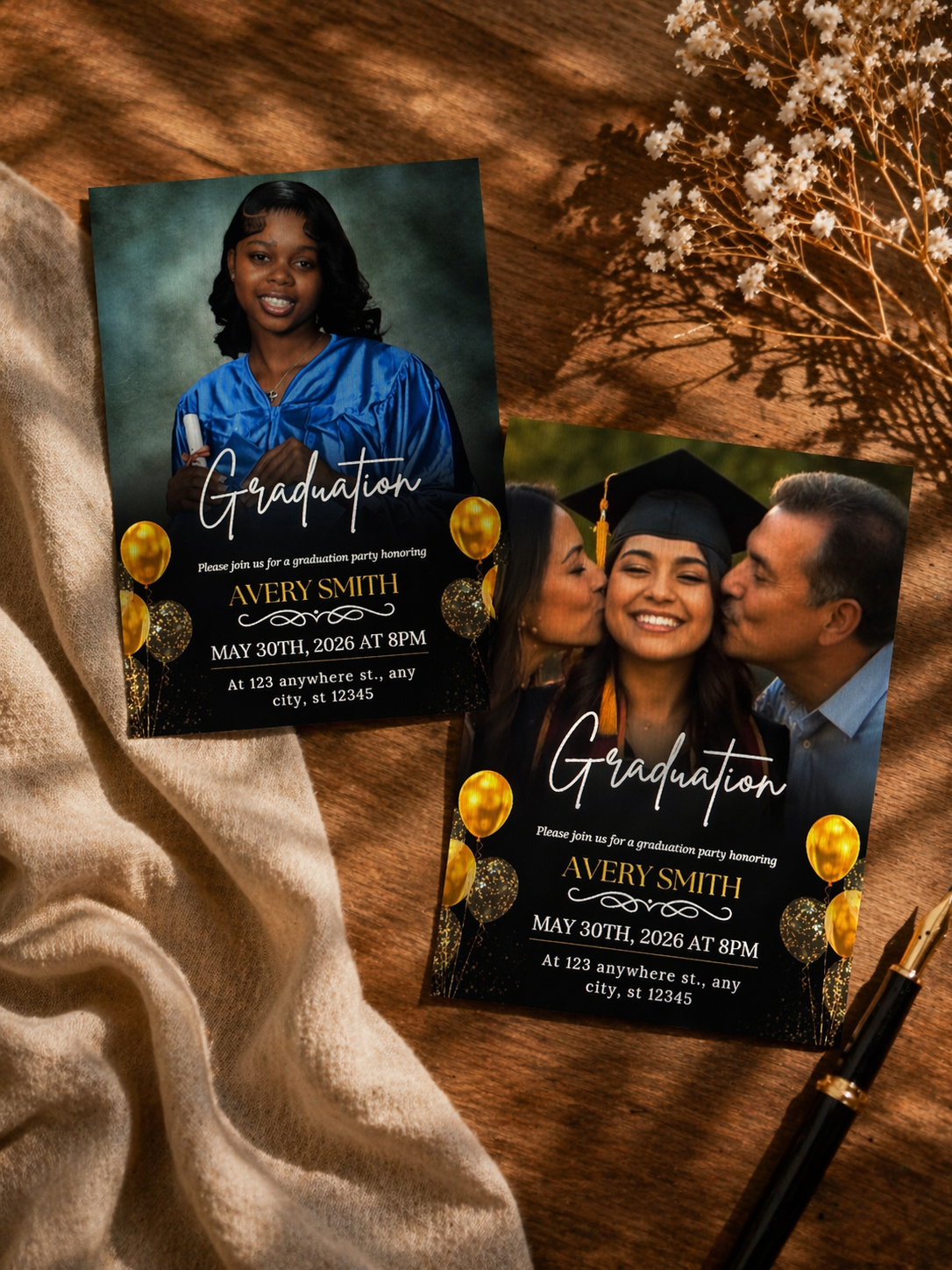 Digital Graduation Party Invitation