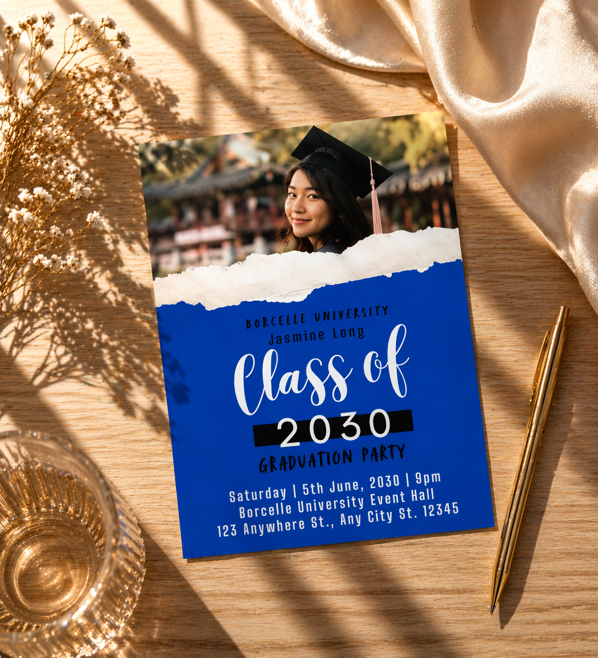 Digital Graduation Party Invitation