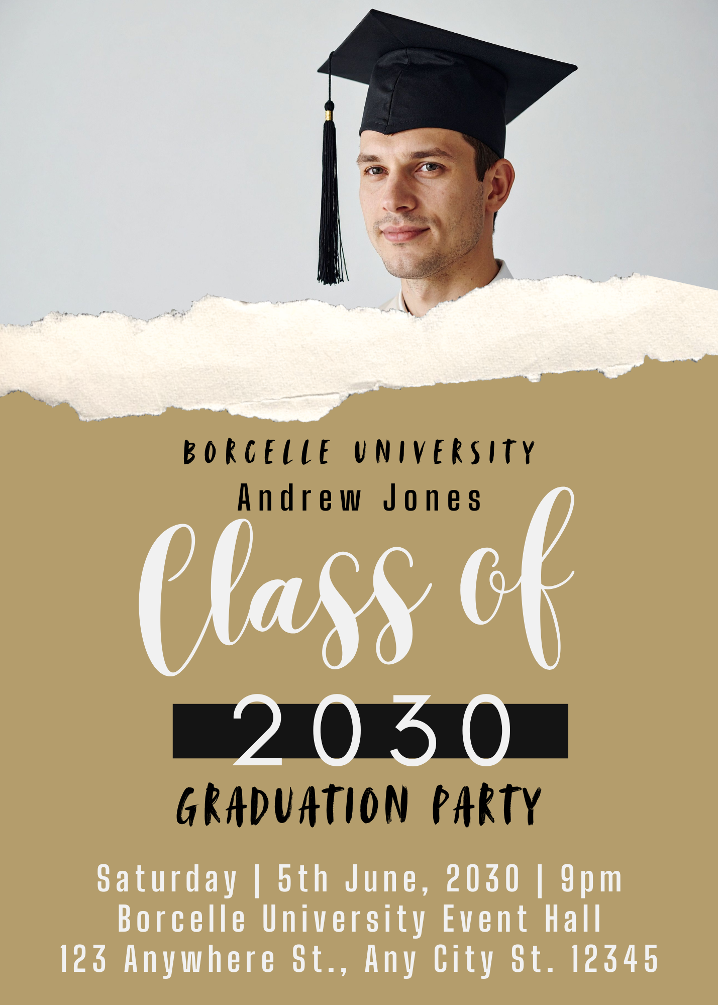 Digital Graduation Party Invitation