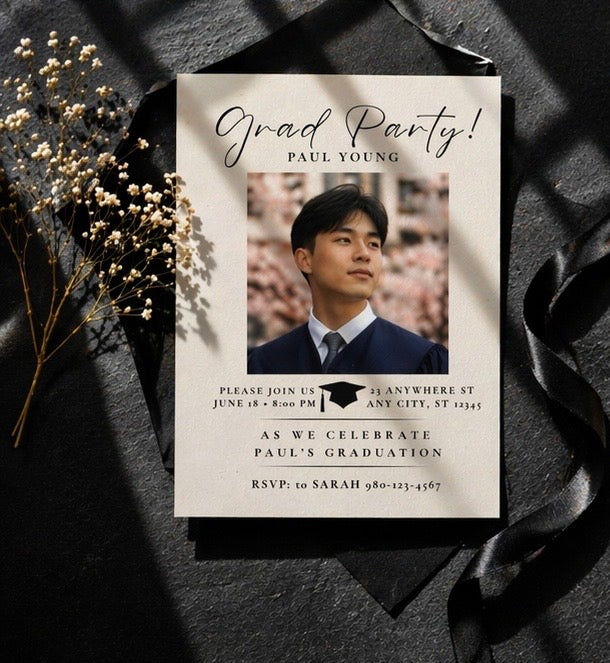Digital Graduation Party Invitation