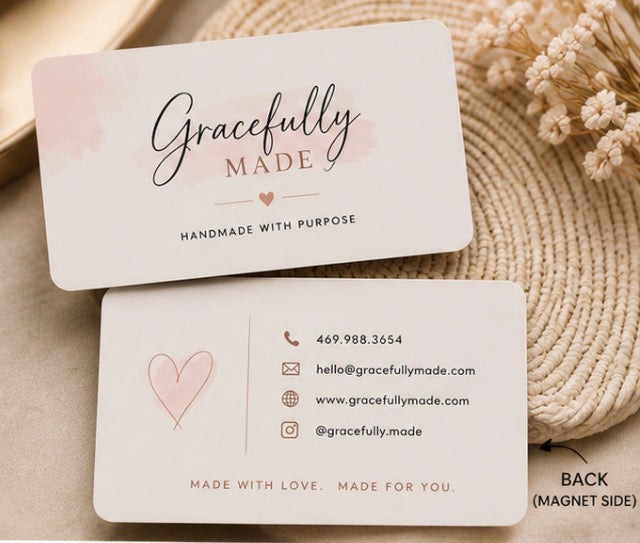Custom Magnet Business Cards | Matte & Gloss